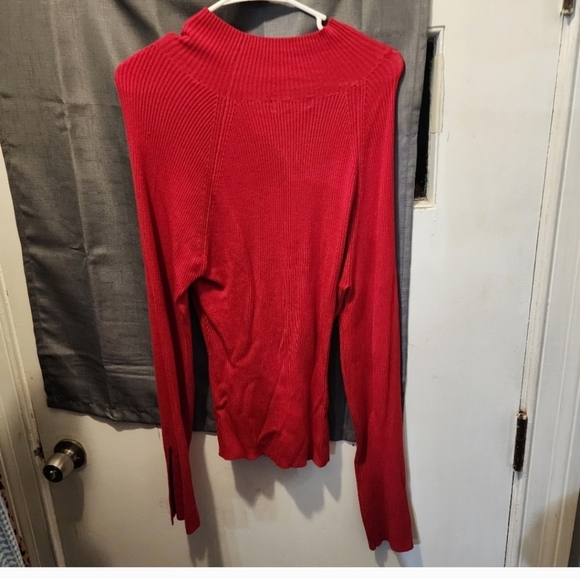 🍂🍁Nwot Ftf cut out sweater size 1x - Picture 5 of 5